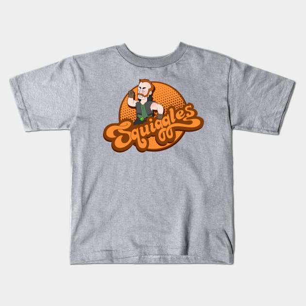 Farzar Squiggles Design Kids T-Shirt by Vault Emporium